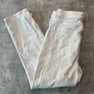 American Eagle Outfitters white straight leg jeans